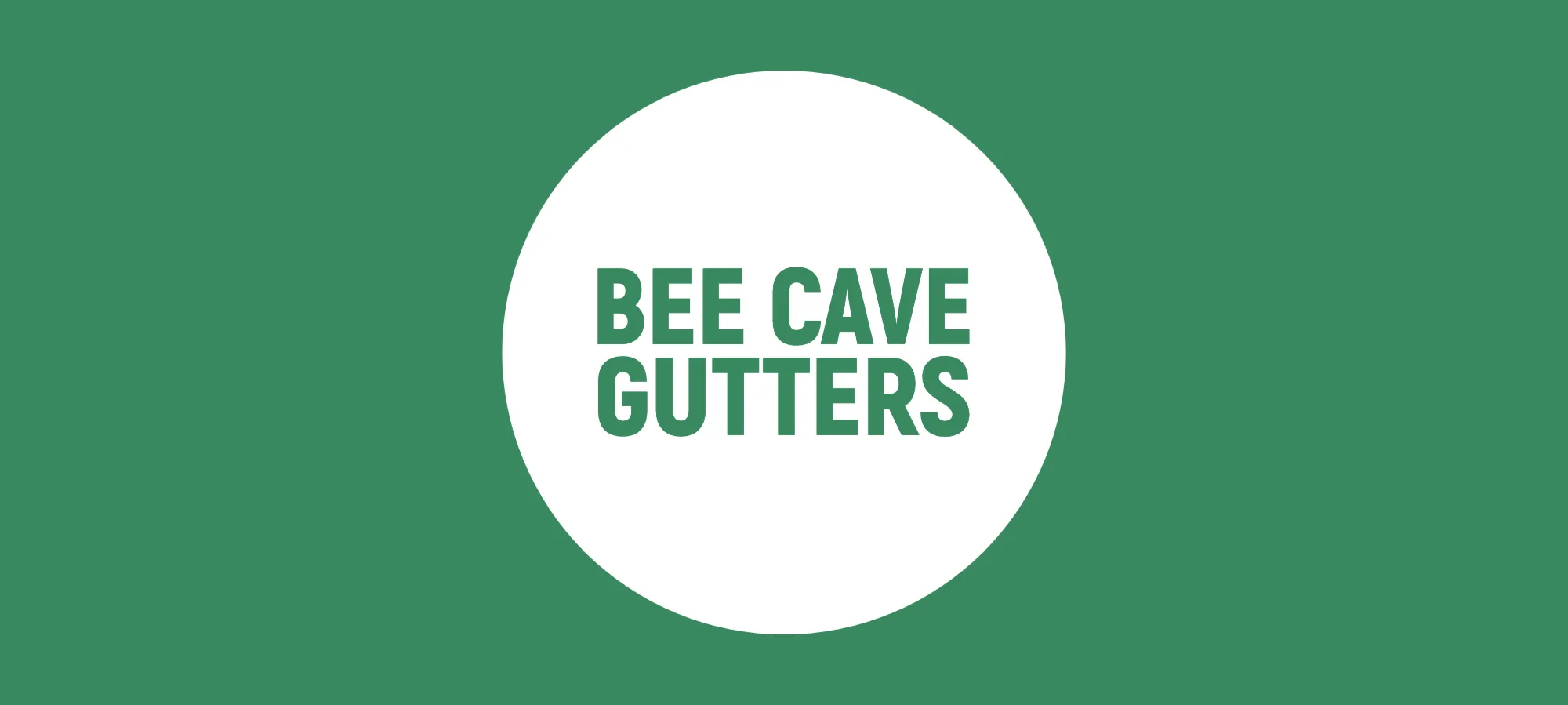 Bee Cave Gutters logo